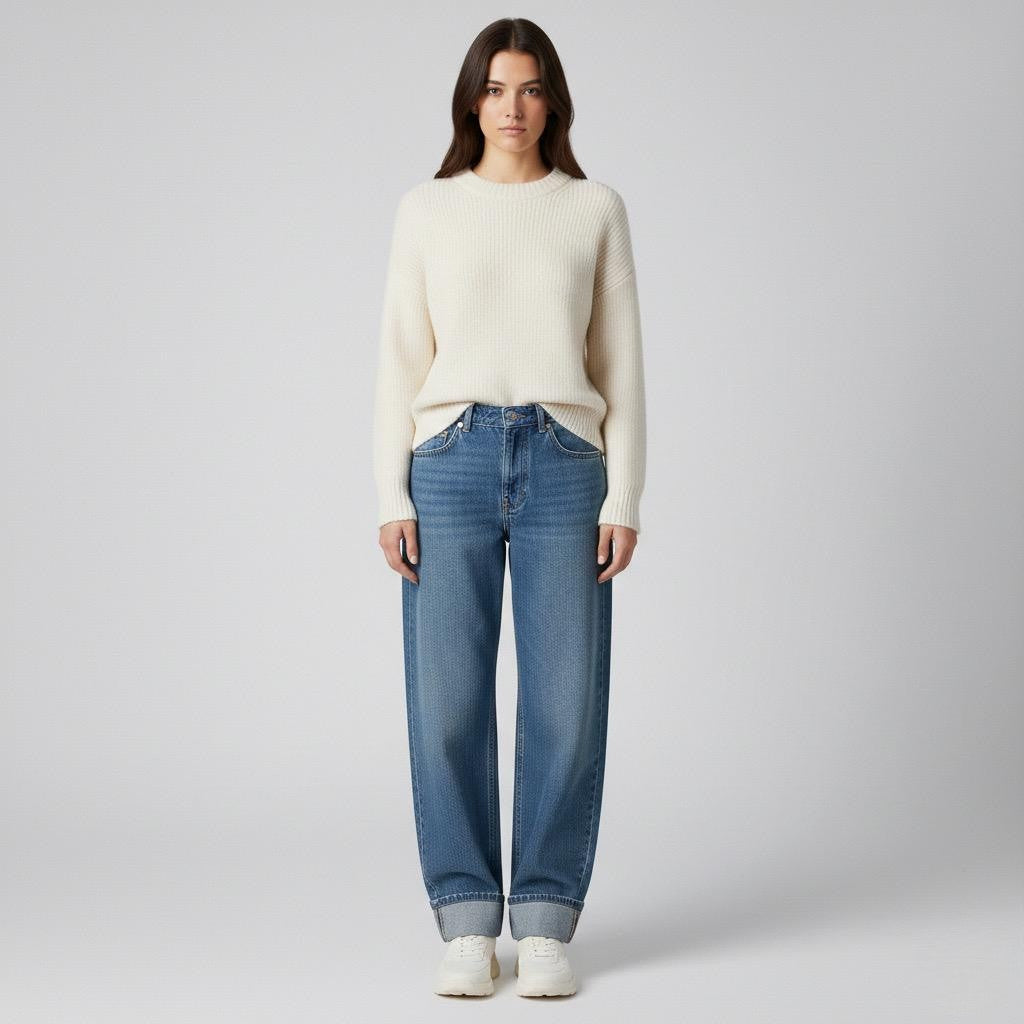 Bridget - Casual Baggy Jeans