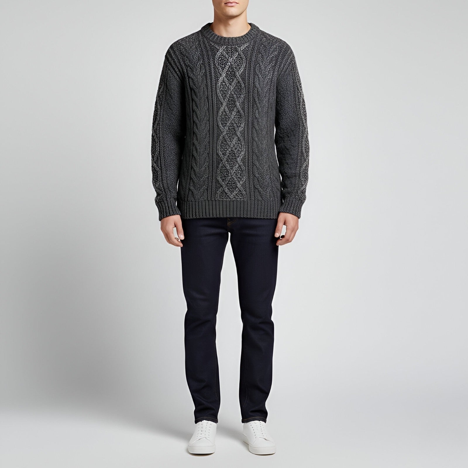Conor - Classic cable knitted sweater