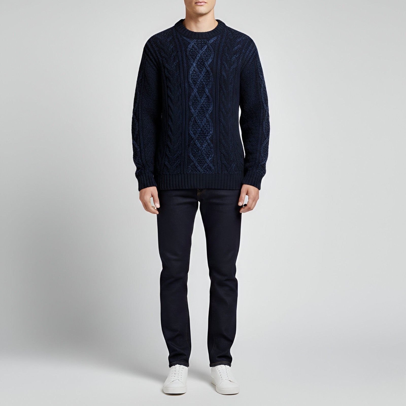 Conor - Classic cable knitted sweater