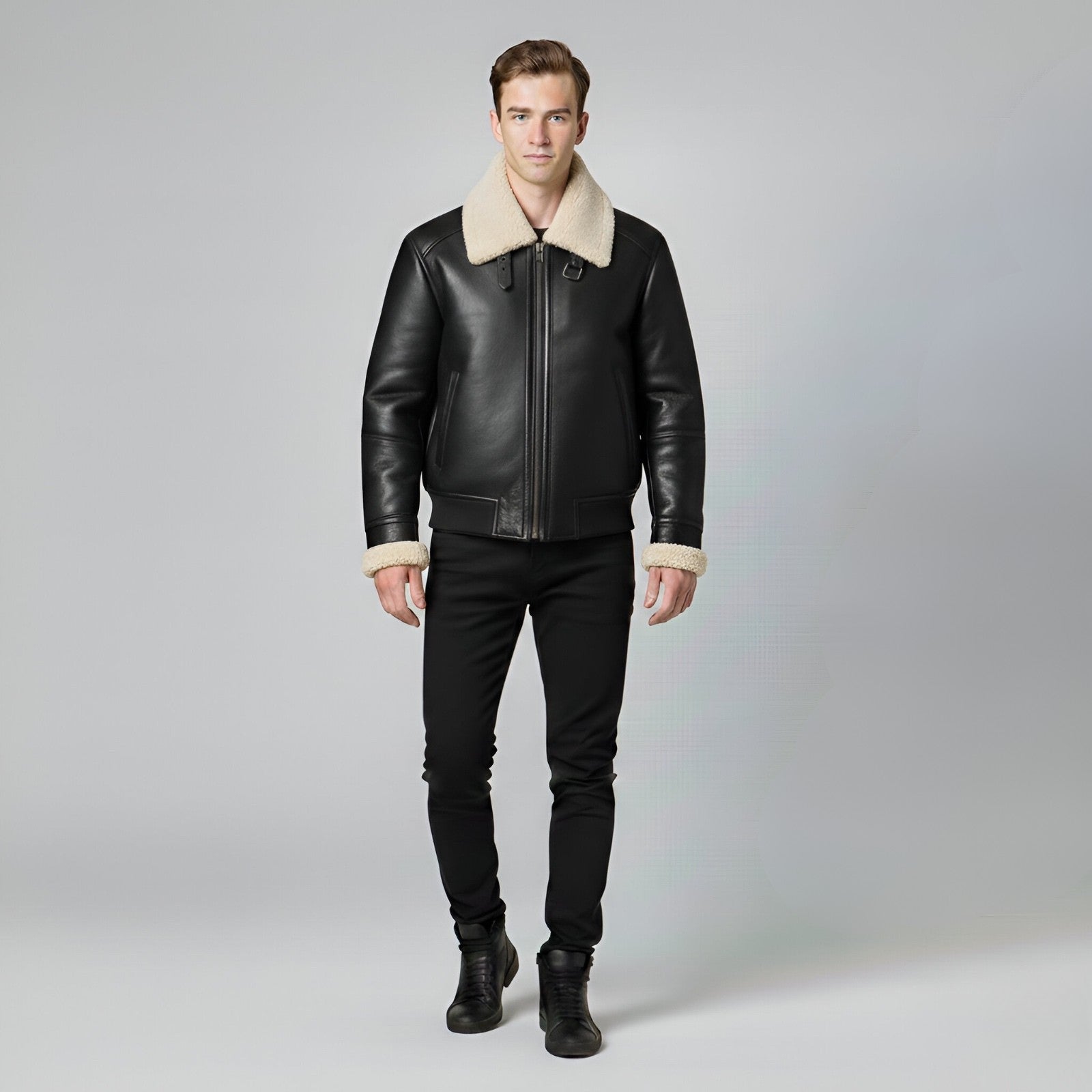 Christian - Warm Comfortable Leather Jacket