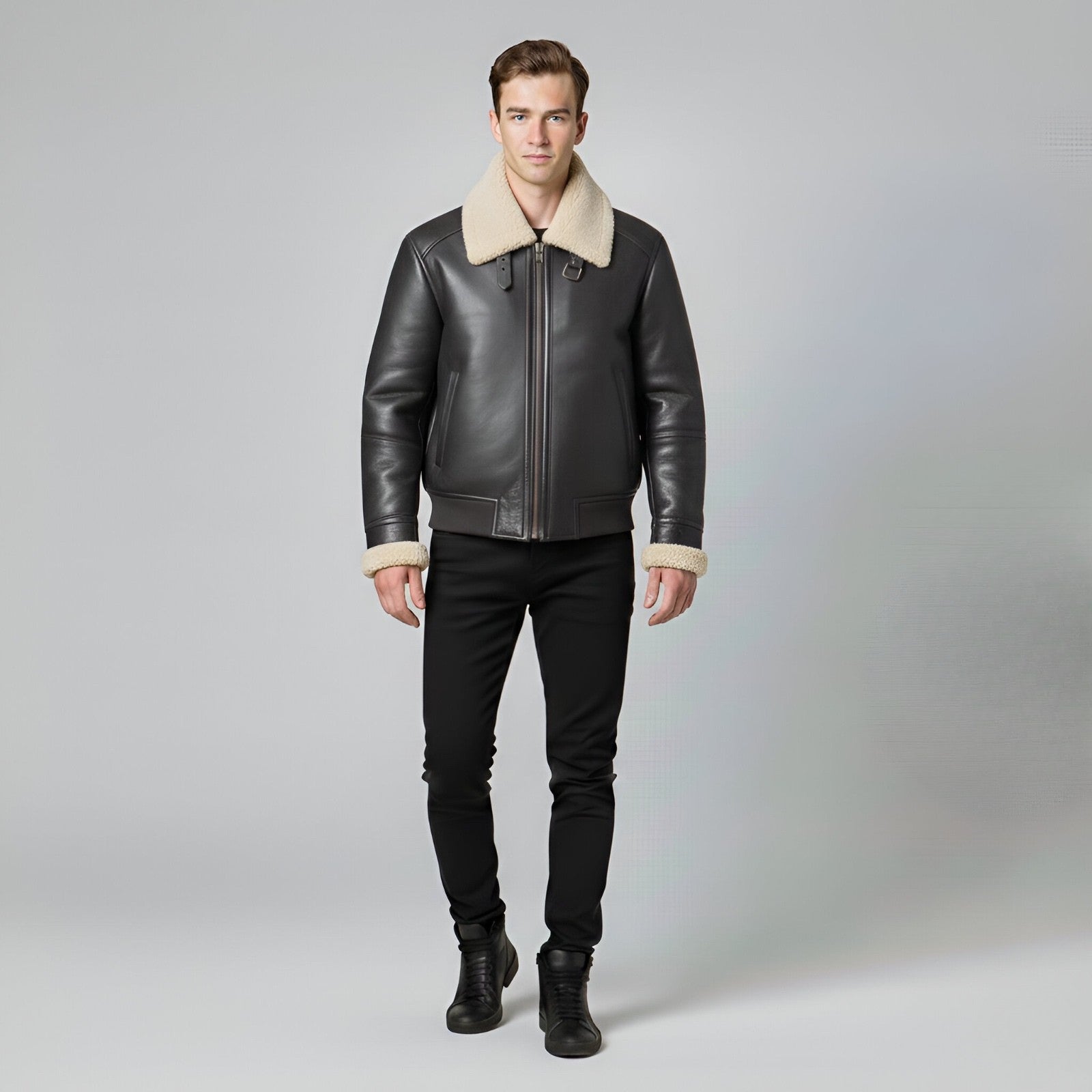 Christian - Warm Comfortable Leather Jacket